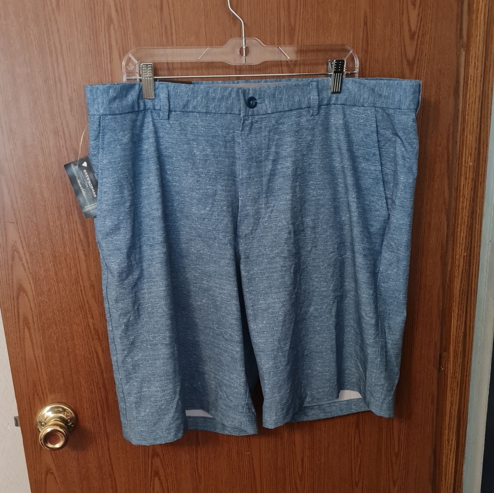 NWT Men's Greg Norman For Tasso Elba Aqua Lake Shorts Size 38